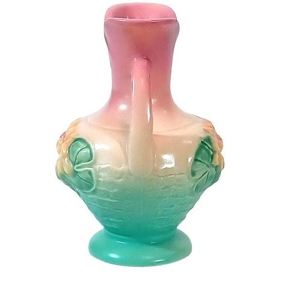 Hull Art Pottery Water Lily 2-Handled  Amphora Vase L-1 5 1/2” Vtg 1950’s Decor - Picture 4 of 8